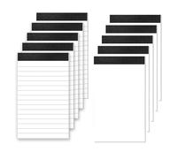 Roosea 10 Pcak A7 Small Notepads Refills Mini Note Pads Notepad Refills Small Memo Pads 3x5 Inch Notepad Memo Book Refills Mini Pocket Notepad A7 Notebook Refillable for School Office Daily Planning