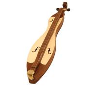 Roosebeck Mountain Dulcimer 4 String, Cutaway Upper Bout, F-Hole Openings, Scrolled Pegbox