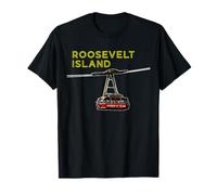 Roosevelt Island Tramway New York NYC Neighborhood Retro T-Shirt
