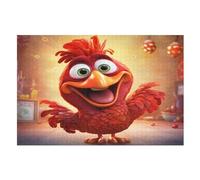 Rooster 1000 Piece Wooden Jigsaw Puzzle- Brain Teaser Game for Adults & Children Educational Activities Jigsaws Puzzles （75×50cm）