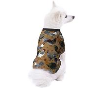 Rooster and Chicken Print Dog Pet Clothes - Security Printed Pet Sweaters, Coat Winter for Small Medium Large Dogs Cats, Cozy Apparel Casual Fashion Costume, Cute Pet Pullover Sweater.