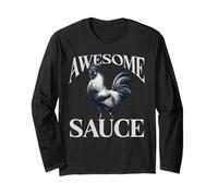 Rooster Awesome Sauce Sriracha Long Sleeve T-Shirt
