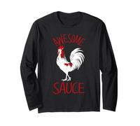 Rooster Awesome Sauce Sriracha Long Sleeve T-Shirt