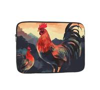 Rooster Beautiful Art Laptop Case Sleeve 15 inch Laptop Bag Shockproof Computer Carrying Cover Protective Notebook Case