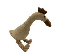 Rooster Chew Toy, Squeaky Fun, X1, Knot Squeaky Doll, Dog Training Accessory, Sturdy Knot, For Small, Medium, Large, Breed, Keep Busy, Teething, Teeth Cleaning