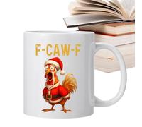 Rooster Coffee Mug 350ml | Chicken Lovers Ceramic Mug For Home Office Kitchen | Funny Farmhouse Dinnerware For Milk, Beer Or Wine | Cute Decorative Gift From Poll