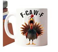 Rooster Coffee Mugs - 350ML Ceramic Ergonomic Handle,Rooster Tea Cup | for Halloween Holiday Thanksgiving Christmas Birthday Fall Autumn Party Home Kitchen Women Men Coworkers