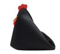Rooster Coin Purse - Loss Prevention Hook, Miniatures Token Pouch Container,28g Compact Zippered Earphone Key Pocket, Synthetic Leather Change Organizer | Small Cash Wallet for Commuters & Women