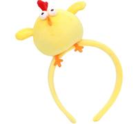 Rooster Detail Hair Accessory Lightweight Fabric Chicken Headband Face Washing Hairpin Great for Toddler Kids Infant Hair Clip