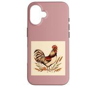 Rooster Farm Animal Rustic Harvest Countryside Design Case for iPhone 16