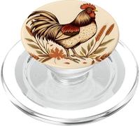 Rooster Farm Animal Rustic Harvest Countryside Design PopSockets PopGrip for MagSafe