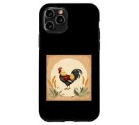 Rooster Farm Animal Wheat Rustic Countryside Design Case for iPhone 11 Pro