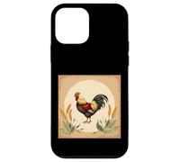 Rooster Farm Animal Wheat Rustic Countryside Design Case for iPhone 12 mini