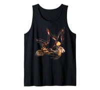 Rooster farm chicken circle band fight life crown king Gallo Tank Top