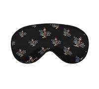 Rooster HEI HEI Spirit Animal Sleeping Blindfold Mask Cute Eye Shade Cover with Adjustable Strap for Women Men Night