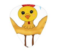 Rooster in the square the 12-piece guitar picks include three picks: thin, medium and heavy. suitable for electric, acoustic and bass guitars of all strengths