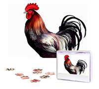Rooster Jigsaw Puzzle for Adults Challenging Wooden Puzzles 1000 Pieces Personalized Photo Puzzle Picture Jigsaws Custom Jigsaw Puzzles for Birthday