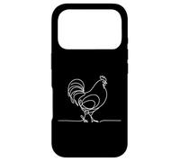 Rooster Line Art One Line Drawing Design Case for iPhone 17 Pro