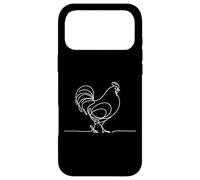 Rooster Line Art One Line Drawing Design Case for iPhone 17 Pro Max