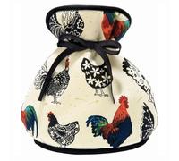 Ulster Weavers Muff Tea Cosy - Rooster (100% Cotton Outer; 100% Polyester wadding; CE marked, Orange, 6 Cup Teapot)