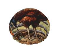 Rooster on Wood in Farmland print Bath cap Large bath cap Fit for all lengths of hair Protects hair bath cap Reusable