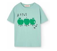 Rooster organic cotton T-shirt Turquoise 3 years