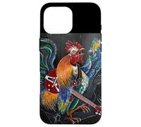 Rooster Ruling the Roost Musician Music Ranch Farm Yard Bird Case for iPhone 16 Pro Max