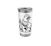 Rooster Saint Chicken Stainless Steel Insulated Tumbler