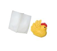 Rooster Shape Silicone Molds Multipurpose Silicone Molds for Epoxy Resin Making Decorative Gypsum Figurine Detailed Chanticleer Cast