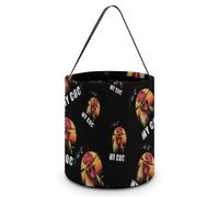 Rooster Stop Staring At My Cock Halloween Reusable Easter Goodie Tote Bags with Handles for Trick Or Treating Bucket