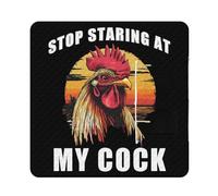 Rooster Stop Staring At My Cock Large Picnic Mat Beach Blanket Waterproof Foldable Bag for Camping Outdoor