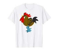 Rooster Value Graphic T-Shirt, Men, White, S