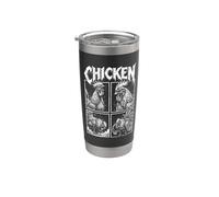 Rooster Vintage Illustration Stainless Steel Insulated Tumbler