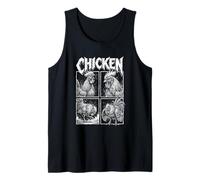 Rooster Vintage Illustration Tank Top