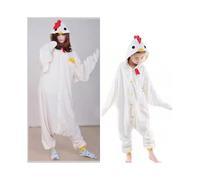 (Rooster/white chicken, Children 85#/100) Pokemon Gengar children's three-eyed monster cartoon one-piece pajamas Gengar Squirtle performance Pokemon