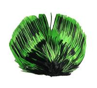 Rooster Wig Punk Rocker Unisex Mohican Mohawk Wigs (Green & Black)