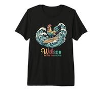 Rooster Wilson in The Meantime - Funny Humor Trend Tees Premium T-Shirt