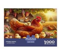 Rooster1000Piece JigsawPuzzleAnimal Rooster KidsforAdult Challenging Brainteasing Age12+byth EducationalGame Fun, Challenging 70x50cm/1000pcs