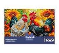 Rooster1000Pieces JigsawPuzzleAnimal Rooster KidsforAdult Challenging Brainteasing Age12+byth EducationalGame Fun, Challenging 38x26cm/1000pcs