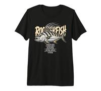 Roosterfish Scientific Facts Angler Fishing Men Dad Fish Premium T-Shirt