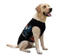 Roosters Fighting Cock Dog Cooling Vest Summer Shirts Cute Pullover Pet Clothes for Large Puppy