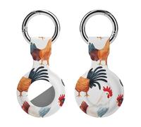 Roosters Hens Chickens Full Protective Cover Case with Keyring Silicone Skin