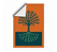 Root and Branch Geometric Unframed Wall Art Print A2 (59.4×42cm), Wall Decor for Living Room, Bedroom, Office & Home, Art Gift
