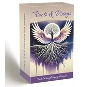 Root and Wings Oracle Deck, Oracle Cards for Beginners, 54 Cards Spiritual Self-Discovery Deck for Inner Growth, Healing, Clarity, and Intuition, Mindfulness & Soul Guidance Oracle Cards