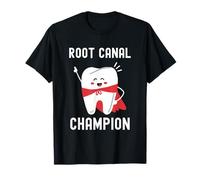 Root Canal Champion Tooth Dental Treatment Funny Root Canal T-Shirt