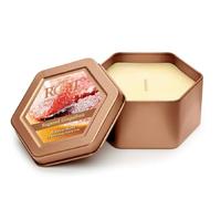 Root Candles Travel Tin Beeswax Candle, Sugared Grapefruit, Blend Metal