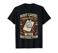 Root Cause Nobody Read the Work Instruction Manufacturing Value Graphic T-Shirt