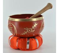 Root Chakra Singing Bowl Home Decor H11cm