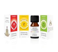 Root Chakra, Solar Plexus Chakra, Heart Chakra Essential Oil Diffuser Blends by Aromafume | 3 x 10ml/0.33 fl oz| Aromatherapy Oils for Chakra Balance | Chakra Incense for Meditation, Yoga, Reiki