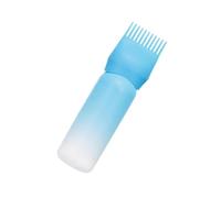 Root Comb Applicator - Squeeze Bottle with Tooth Nozzle, Measuring Scale for Hair Oil Dispenser, Professional Salon Accessories for Dry Shampoo, Oils, Conditioner, DIY Hair Care